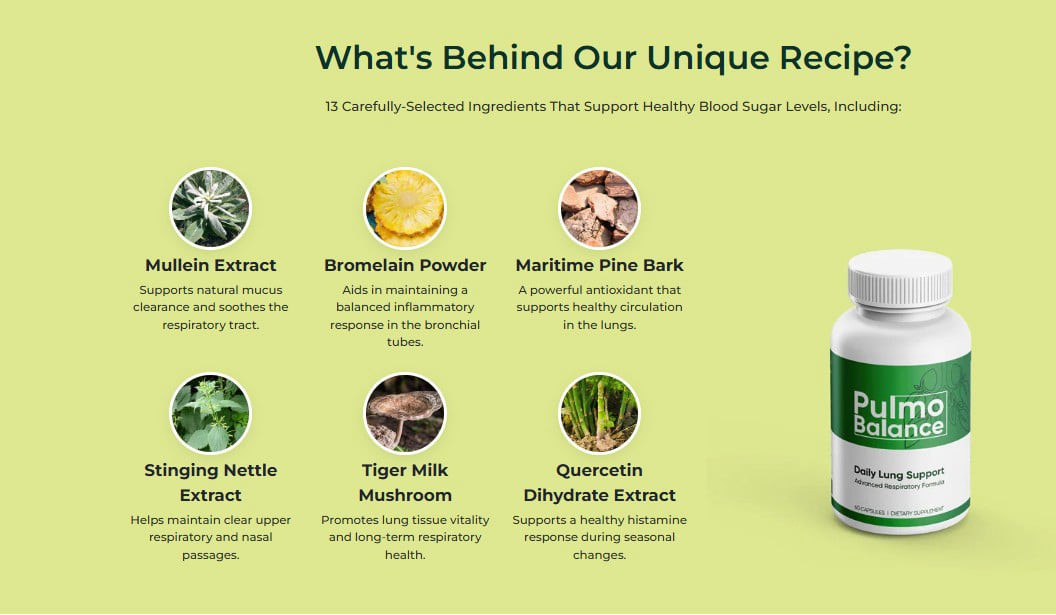 Pulmo Balance Ingredients
